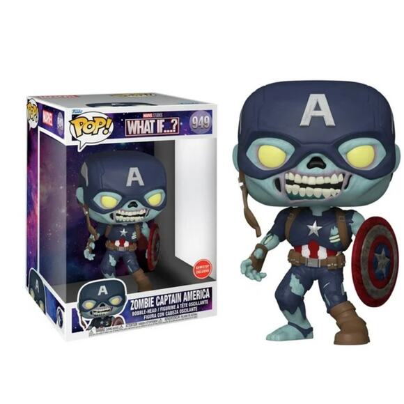 Funko 941 Marvel What IF...? Zombie Captain America - Picture 1 of 7